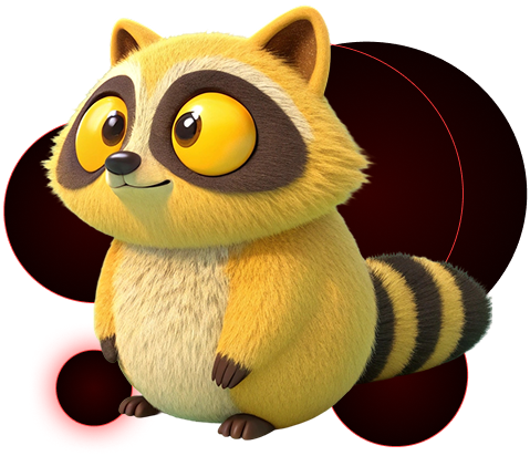 Cartoon Raccoon